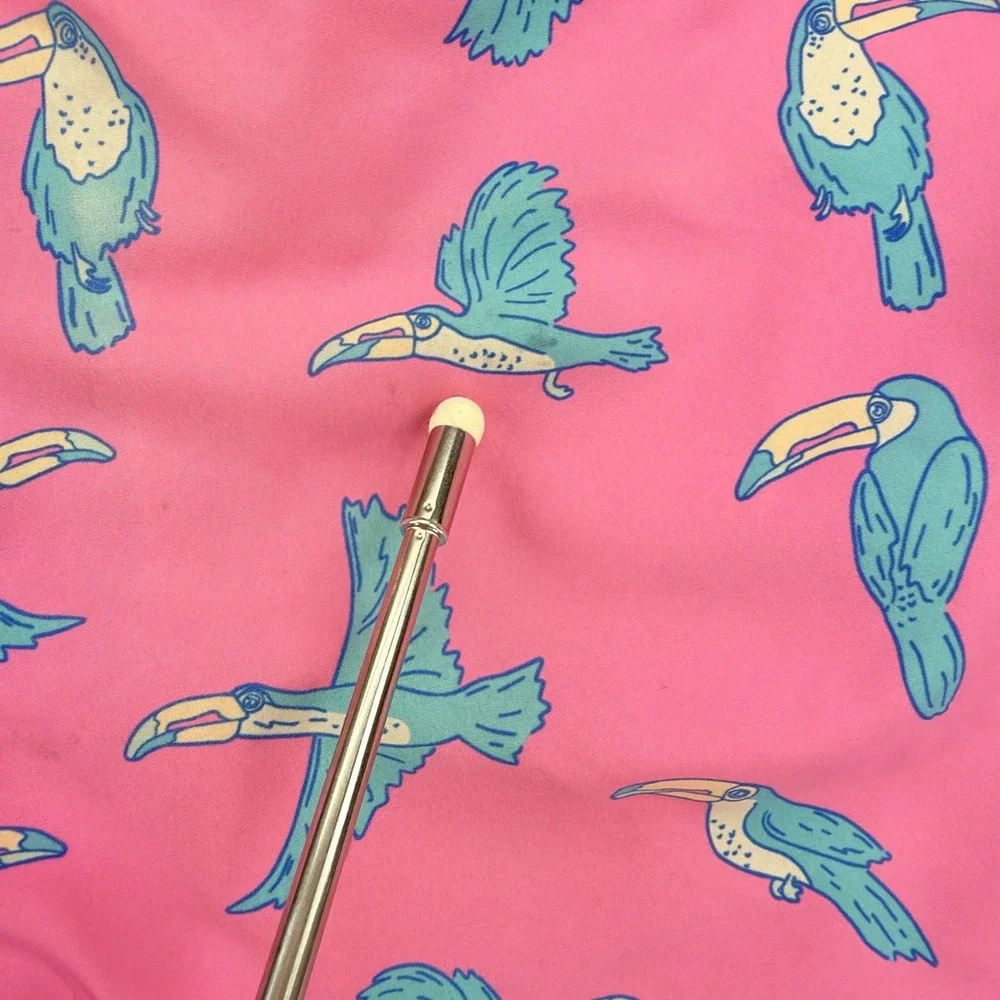 Chubbies Toucan Swim Trunks Men's Small Pink 5.5